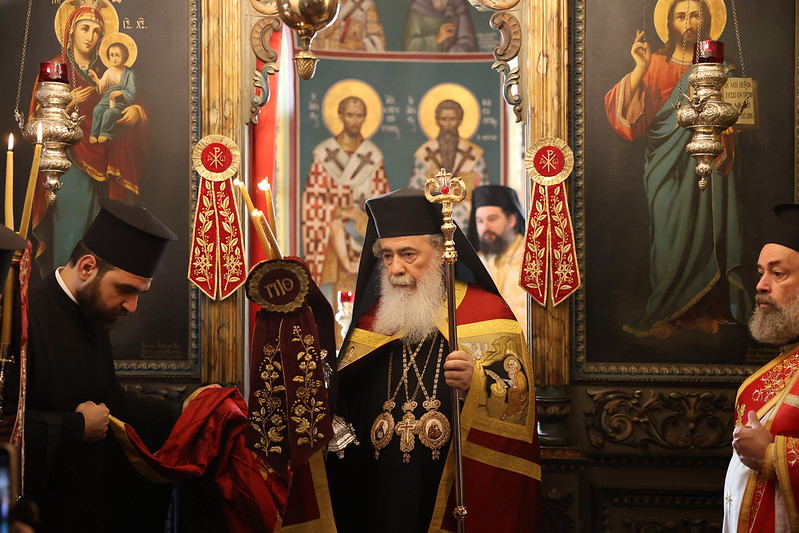 Начальник РДМ сослужил Патриарху Иерусалимскому Феофилу в монастыре преподобного Онуфрия Великого