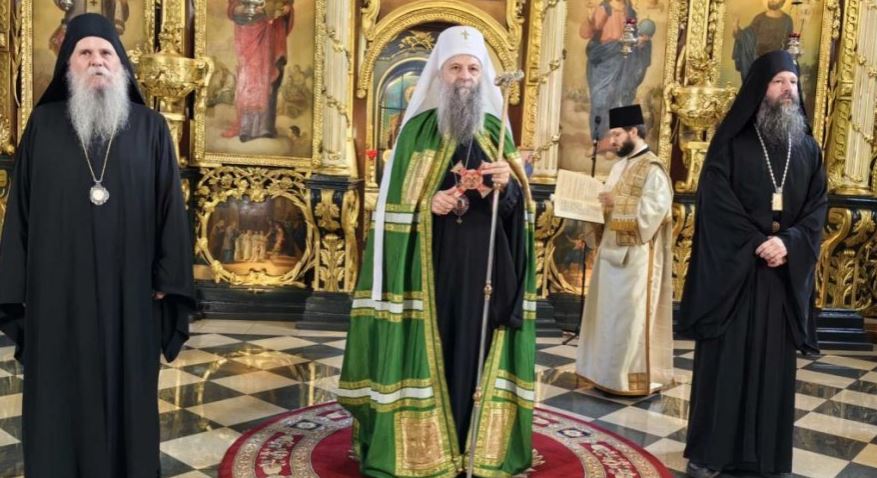 Патријарх Порфирије служио у Богородичиној цркви у Земуну