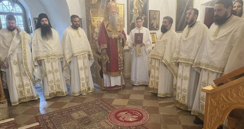 Митрополит Јоаникије служио у Цетињском манастиру