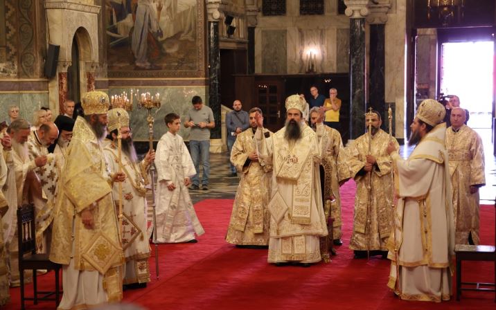 Тържествена света литургия в ПКСХП “Св. Александър Невски” по повод една година от избора и интронизацията на Българския патриарх Даниил