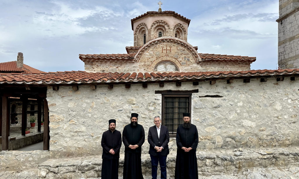 Ο Μάξιμος Χαρακόπουλος στη Ζάβορδα για την Ευαγγελίστρια Βουνάσσας