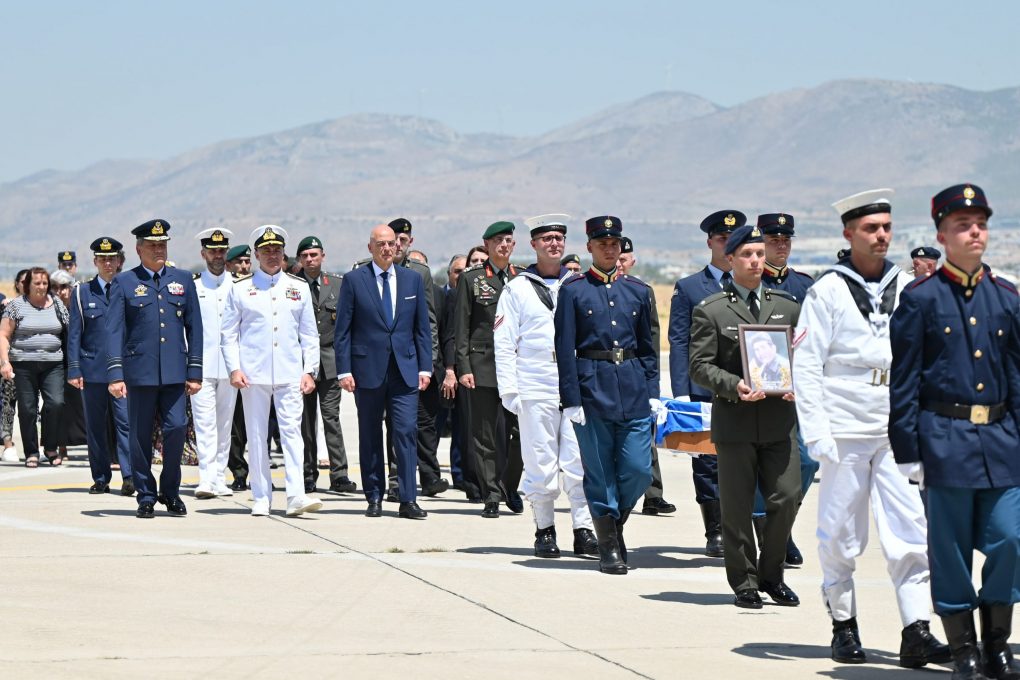 Τελετή επαναπατρισμού ταυτοποιηθέντων λειψάνων πεσόντων Οπλιτών από την Κύπρο στην Ελλάδα