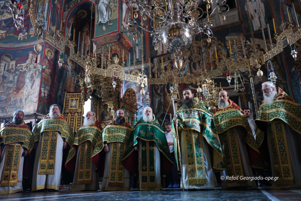 Η Σύναξη πάντων των Βατοπαιδινών Αγίων στην Ι.Μ.Μ. Βατοπαιδίου (ΒΙΝΤΕΟ)
