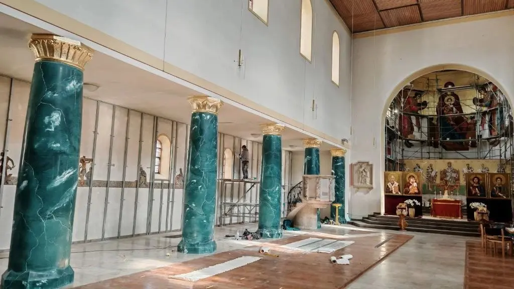 Progresul lucrărilor de renovare și pictură de la Parohia Würzburg. Când va fi sfințită biserica