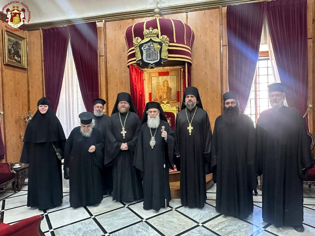 Visit of the Head of the Russian Spiritual Mission in Jerusalem to the Patriarch of Jerusalem