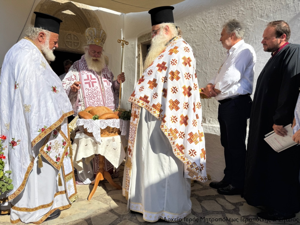 Πανηγύρισε ο μεταβυζαντινός Ιερός Ναός Αγίας Παρασκευής Ζήρου Σητείας