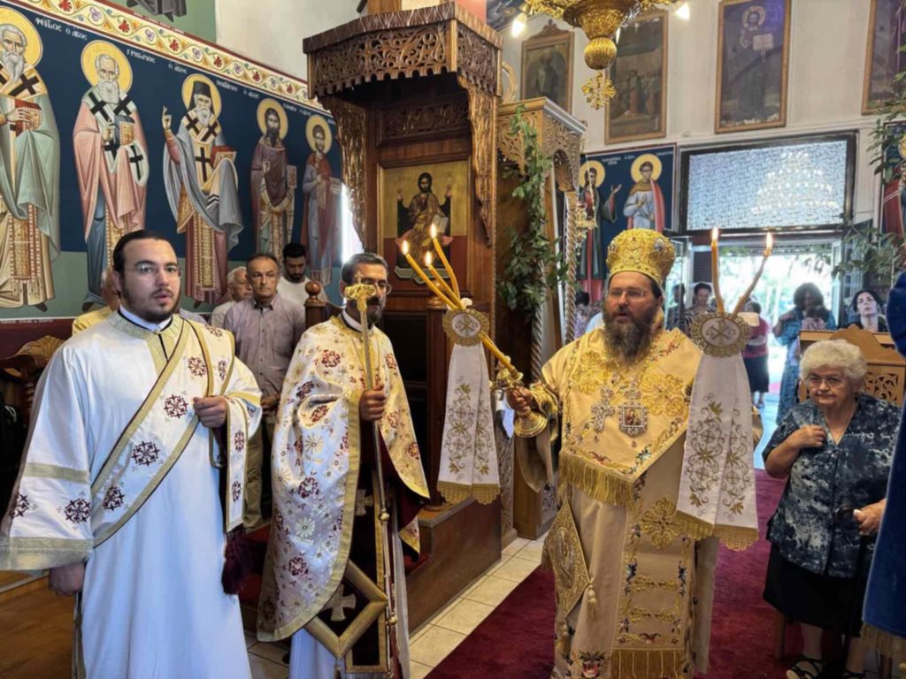 Ο Μητροπολίτης Κιλκισίου στον πανηγυρίζοντα Ιερό Ναό Προφήτη Ηλία στη Δοϊράνη