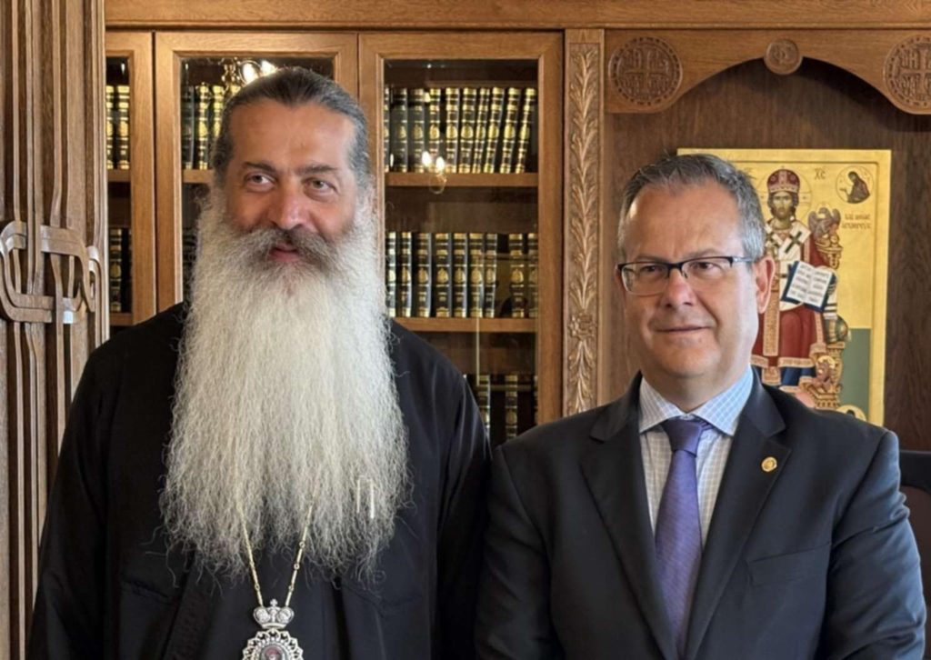 Θερμή συνάντηση του Μητροπολίτη Φθιώτιδος με τον νέο Πρόεδρο του Τμήματος Θεολογίας