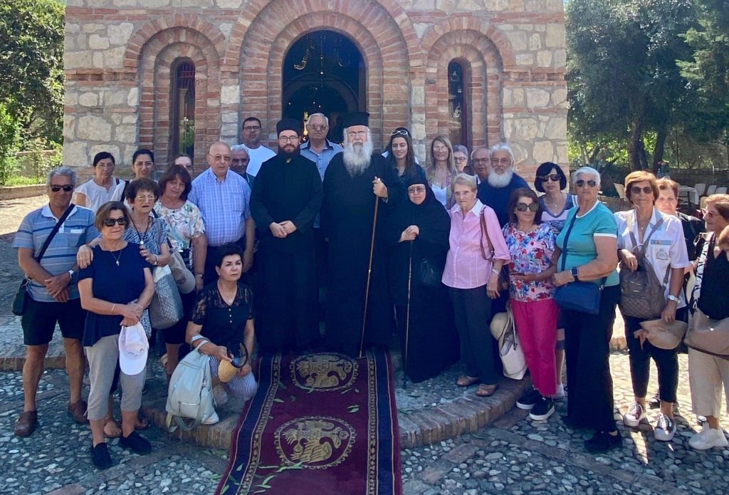 The Archbishop of Cyprus visits the Greek Orthodox Monastery of Seminara in Calabria