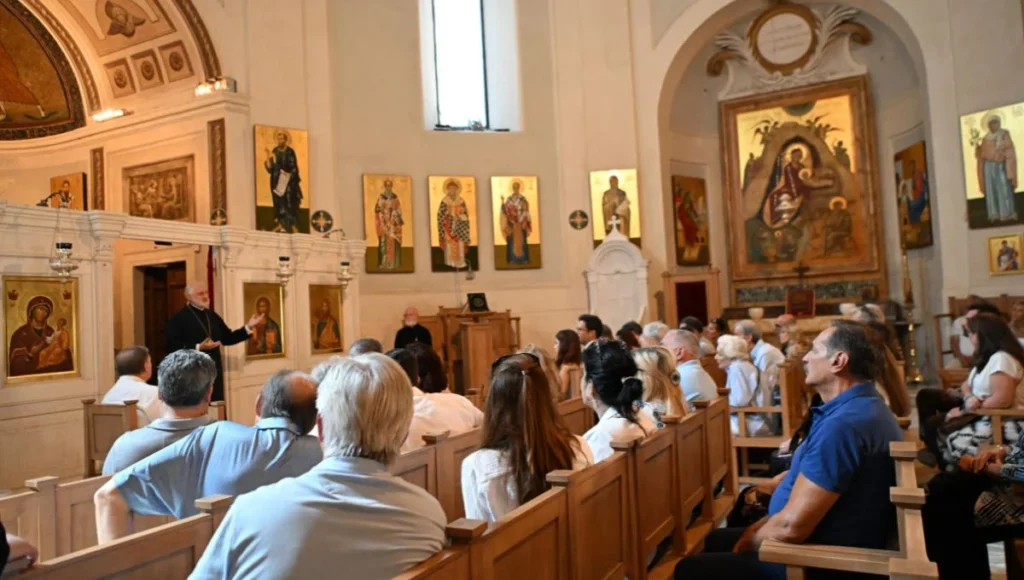 Pilgrims visit only Greek Orthodox church in Rome