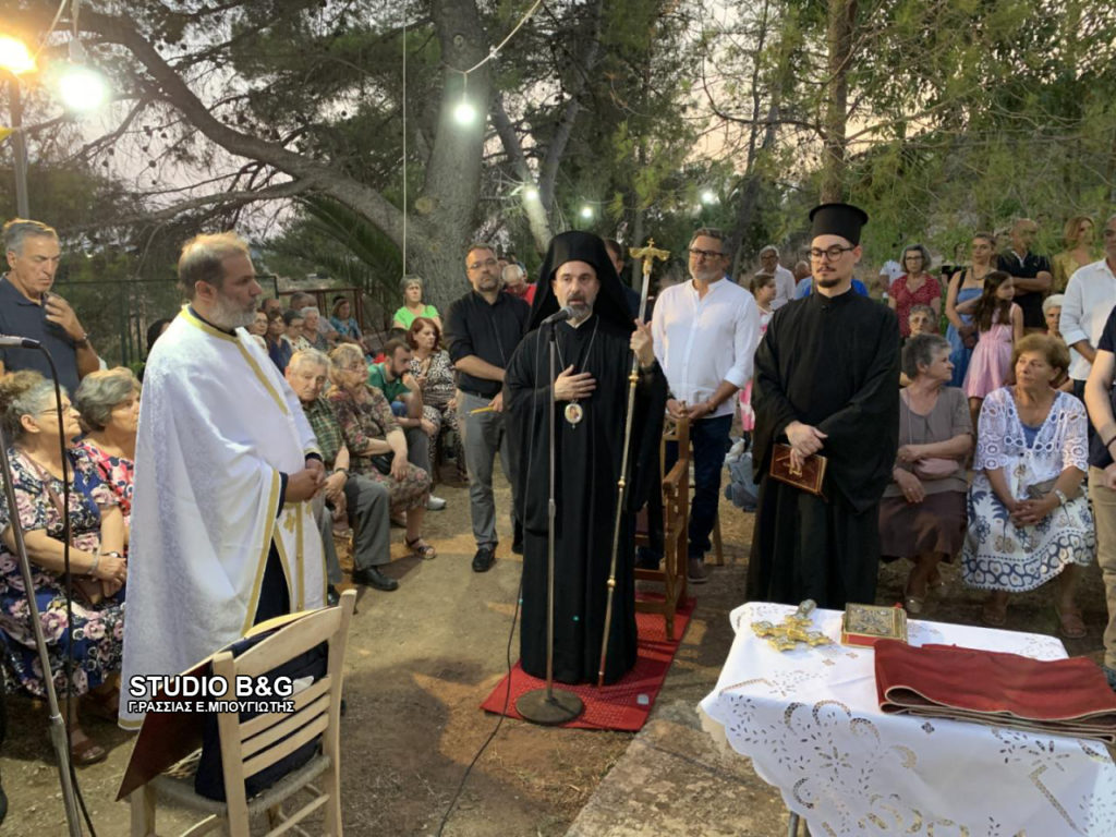 Ο Μητροπολίτης Ιρλανδίας Ιάκωβος στο Λυγουριό Αργολίδας