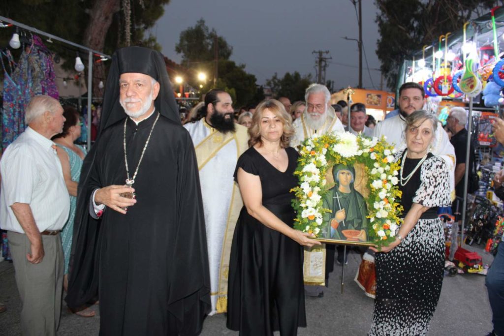 Εσπερινός Αγίας Παρασκευής και Λιτανεία στις Αχαρνές