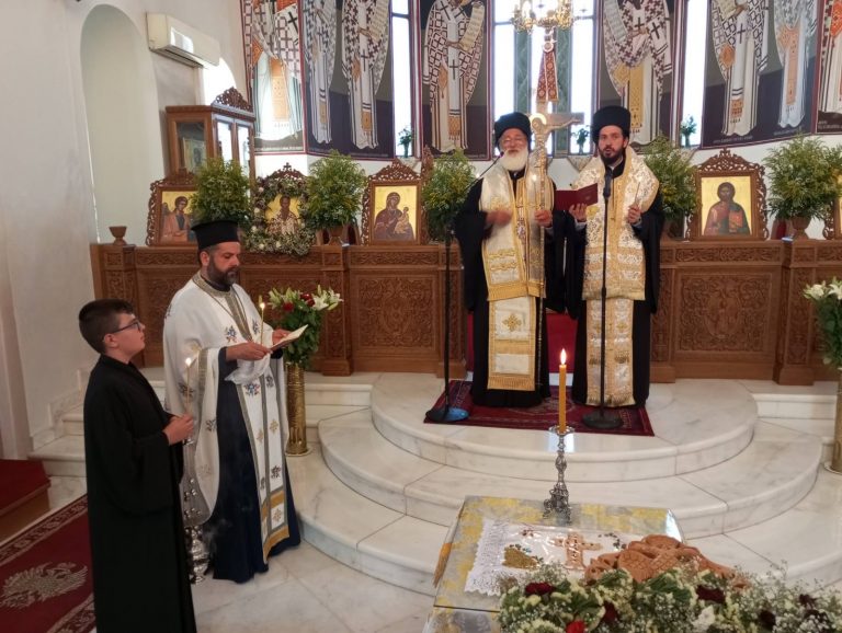 Μεθέορτος Εσπερινός στον Μητροπολιτικό Ναό Αγίου Ανδρέα Αρχιεπισκόπου Κρήτης του Ιεροσολυμίτου στο Αρκαλοχώρι