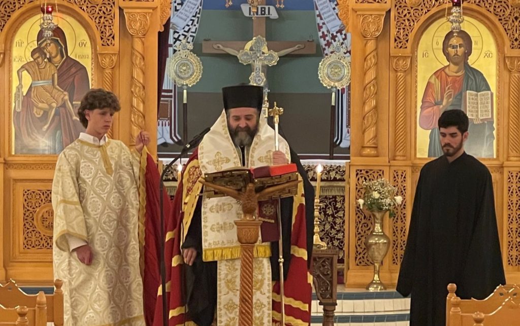 Ιερά Επισκοπή Βρισβάνης: Ιερό Ευχέλαιο στην εκκλησία της Αγίας Παρασκευής