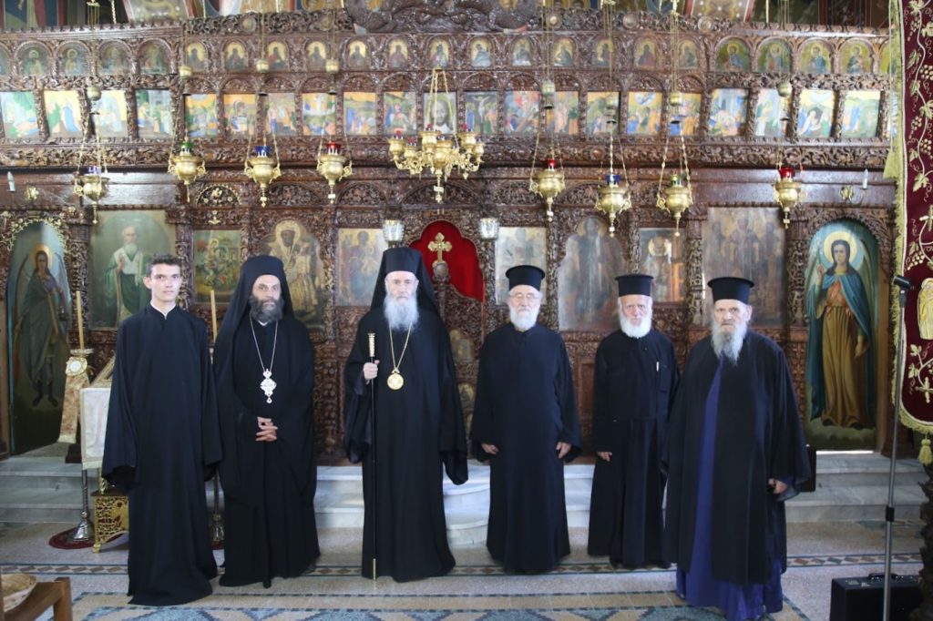 Ο Μητροπολίτης Ναυπάκτου Ιερόθεος στην Αράχωβα Ναυπακτίας