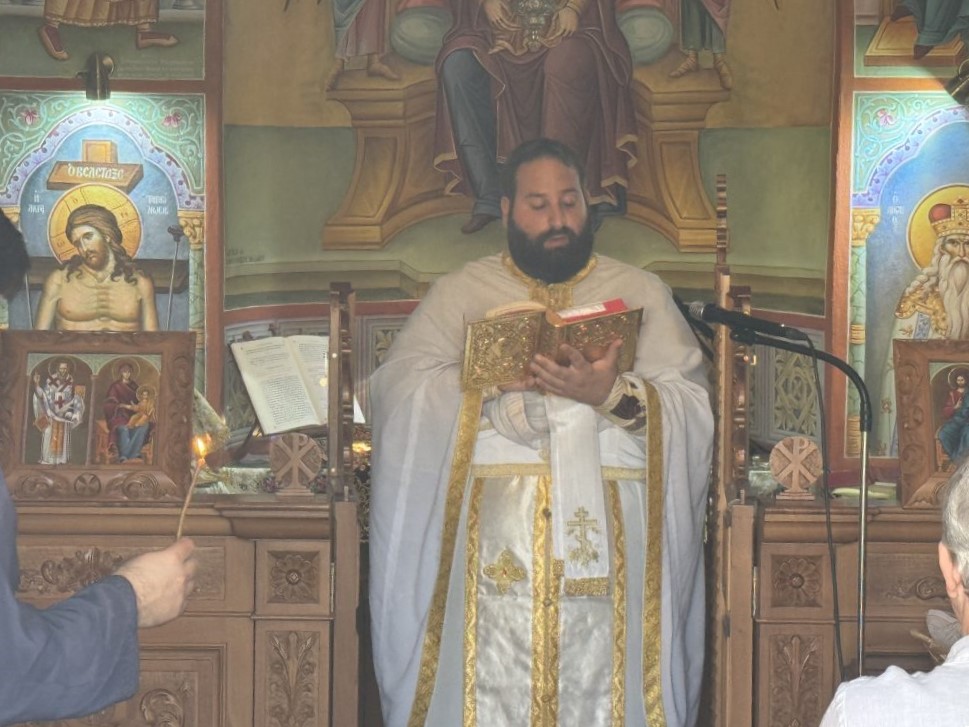 Θεία Λειτουργία στη μνήμη της Αγίας Μαρίας της Μαγδαληνής και της Αγίας Μαρκέλλης στη Λευκάδα