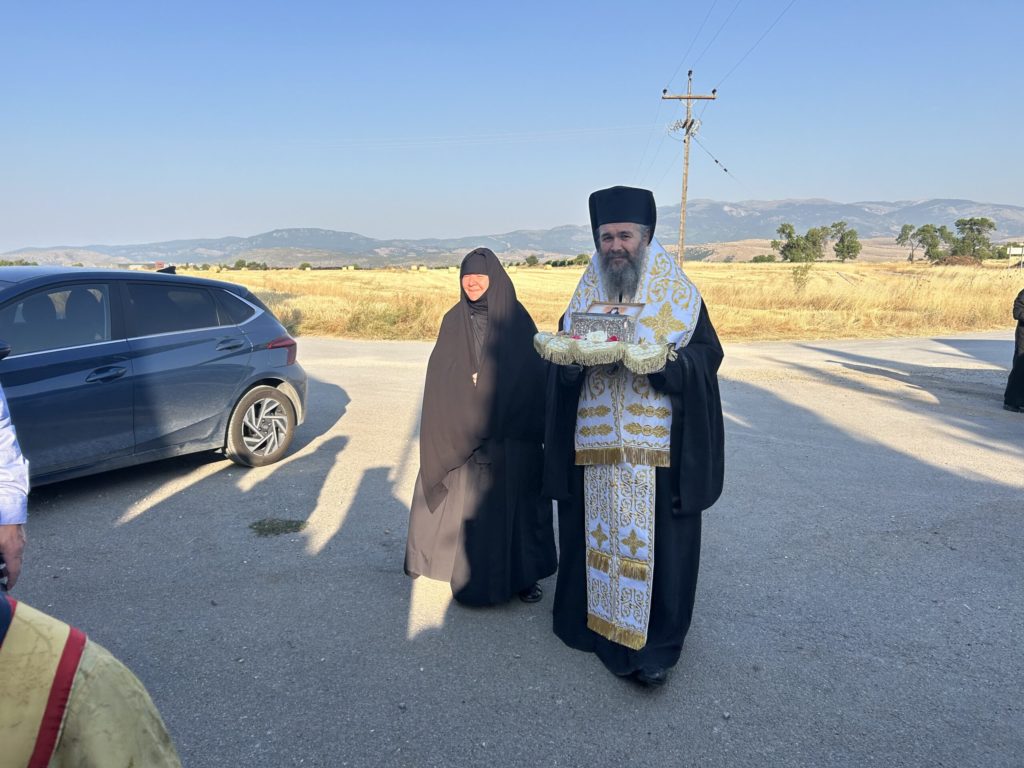 Υποδοχή Ιερού Λειψάνου του Οσίου Αρσενίου του Καππαδόκου στην Ιερά Μονή Αγίων Παντελεήμονος και Ευβούλης Αμυνταίου