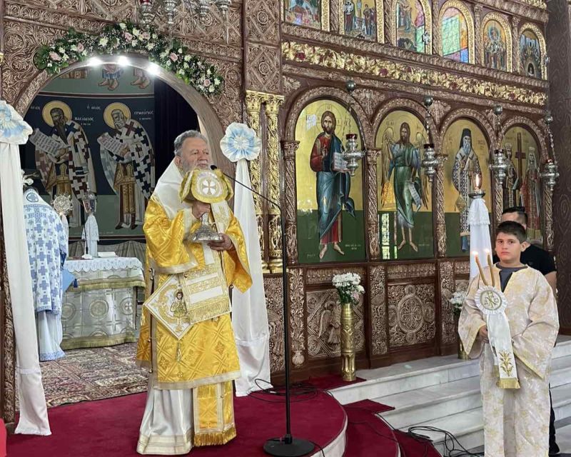 Ο εορτασμός της Αγίας Μαρίνης στην Μητρόπολη Χαλκίδος