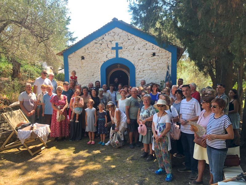 Προσκύνημα της ενορίας Ωρεών στο βορειότερο εξωκκλήσι της