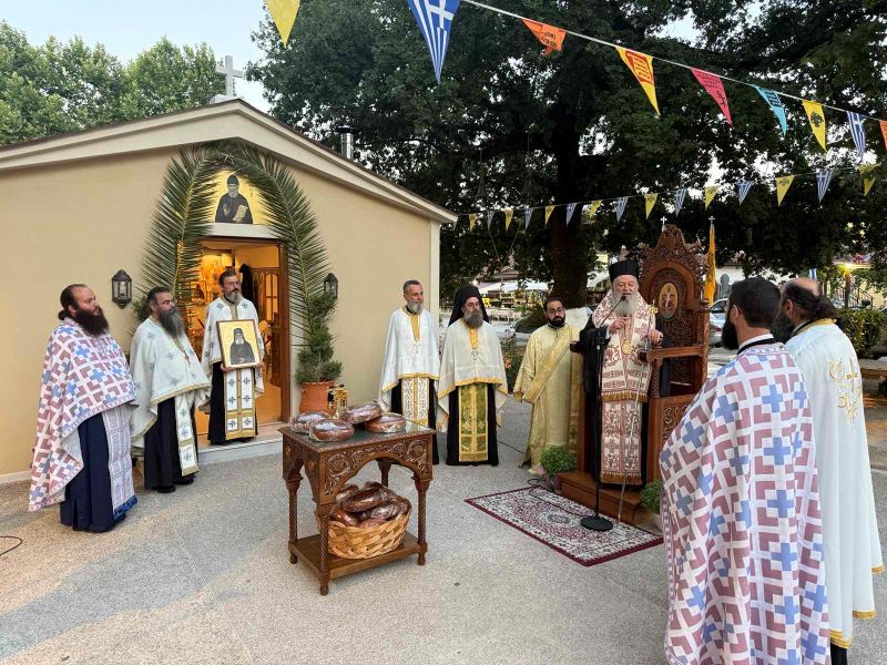 Μεγάλη συρροή κλήρου και λαού για τον Όσιο Παϊσιο στο Προσκύνημα του Αγίου Ιωάννου του Ρώσου στο Ν. Προκόπι