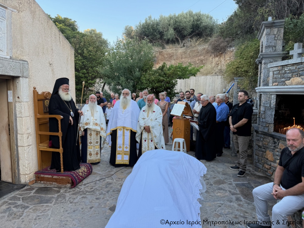 Ο Μέγας Αρχιερατικός Εσπερινός του Αποστόλου Σίλα στον φερώνυμο Ι.Ν. Ενορίας Καλού Χωριού Μεραμβέλλου