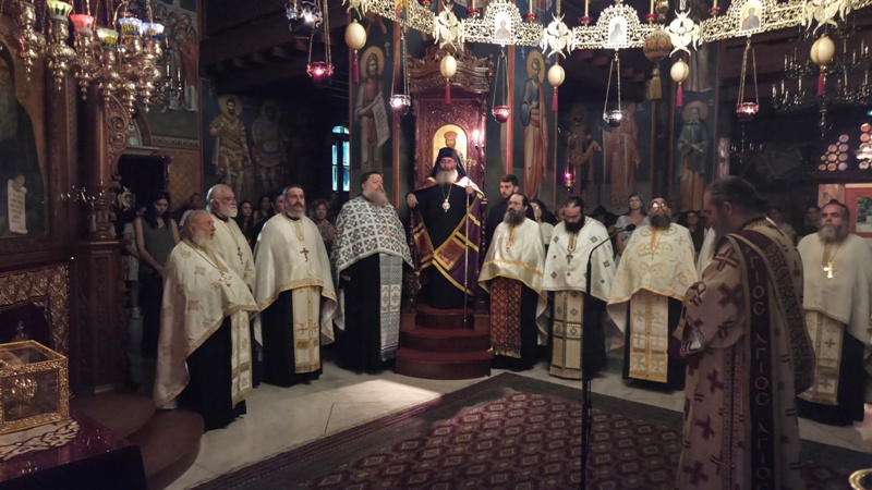 Ιερά Αγρυπνία για την εορτή των Θεοπατόρων Ιωακείμ και Άννης στη Μητρόπολη Λεμεσού