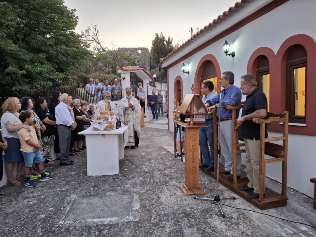 Πανηγυρικός Εσπερινός Αγίας Μαρίνης στα Μανίκια – Κονιστρών Κύμης