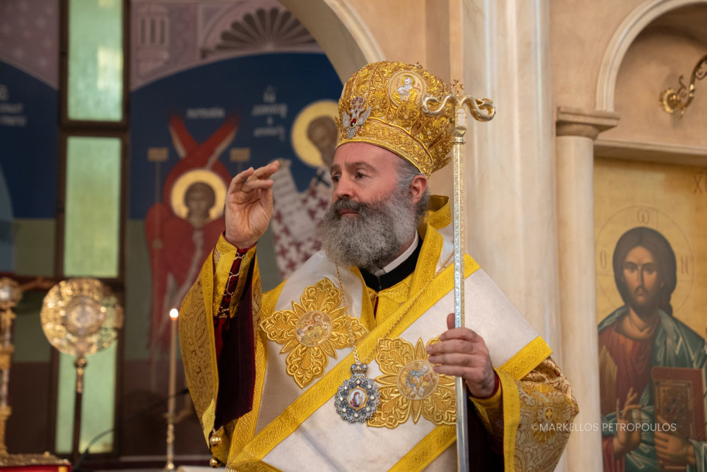 Archbishop Makarios of Australia liturgised at the Parish of Saint Gerasimos in Sydney