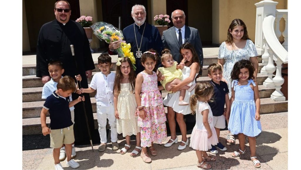 Archbishop Elpidophoros Visits St. Markella Church