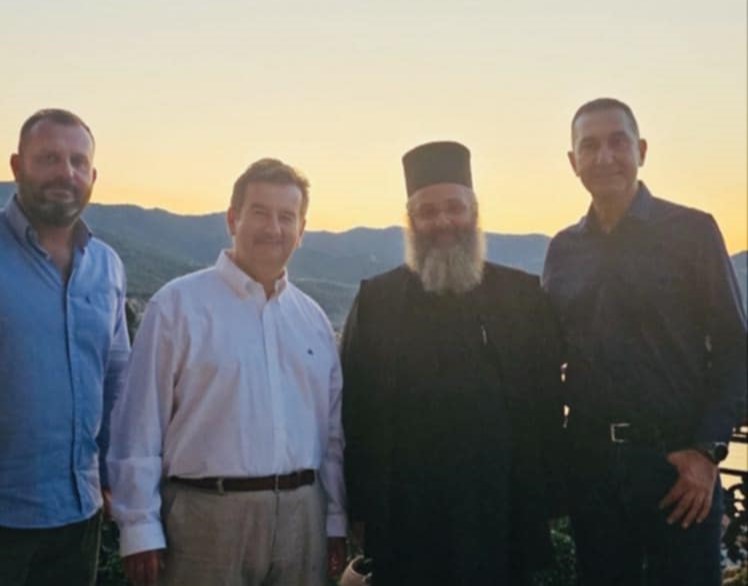 Αντιπροσωπεία της ενορίας Κιβερίου στην Ι.Μ.Μ. Βατοπαιδίου