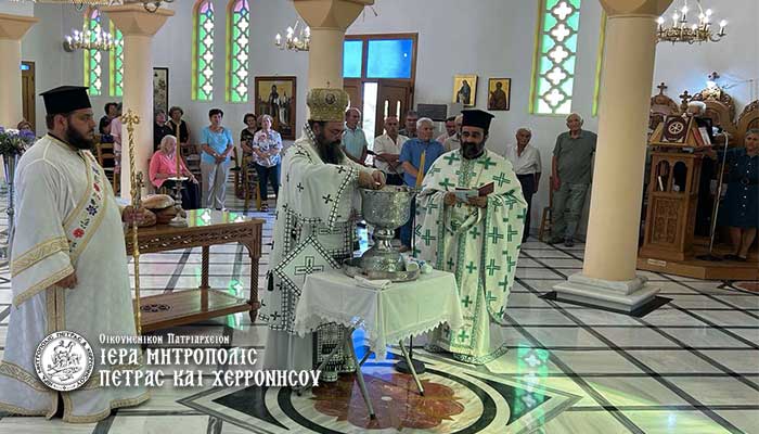 Η εορτή των Αγίων Αναργύρων στην Ιερά Μητρόπολη Πέτρας