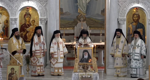 The six-month memorial service for the late Archbishop Anastasios of Albania was held