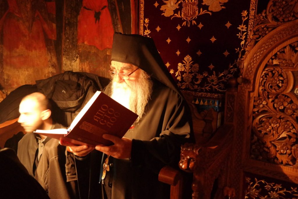 The Former-Abbot of the Varlaam Monastery, Meteora, Archimandrite Isidoros Tsiatas falls asleep in the Lord