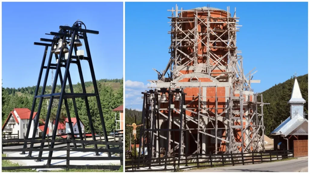 Starețul mănăstirii bihorene Izbuc va sfinți crucile bisericii de la Schitul Vârtop