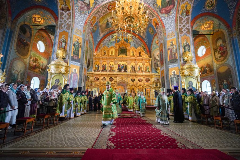 В день памяти преподобных Сергия и Германа Валаамских Предстоятель Русской Церкви совершил Литургию в Валаамском монастыре и возглавил хиротонию архимандрита Авеля (Пивоварова) во епископа Губкинского