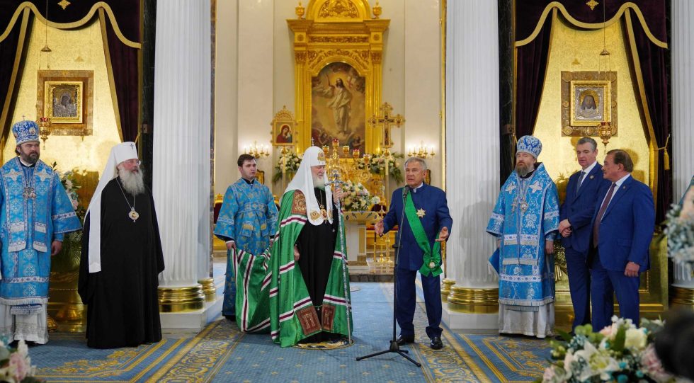 Поглавар Руске цркве служио Литургију у Богородичином манастиру у Казању