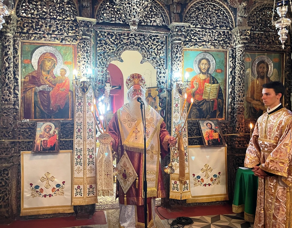 Ο Μητροπολίτης Δημητριάδος στον πανηγυρίζοντα Ιερό Ναό Αγίας Παρασκευής Ζαγοράς