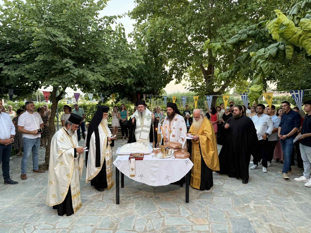 Ο Πανηγυρικός Εσπερινός της Αγίας Άννης στη Γλαύκη