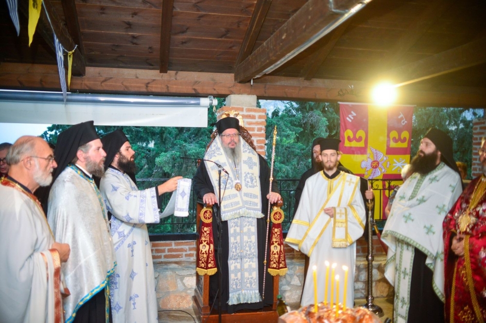 Ο Μητροπολίτης Λαρίσης στον πανηγυρικό εσπερινό στην εορτάζουσα Ιερά Μονή Τυρνάβου