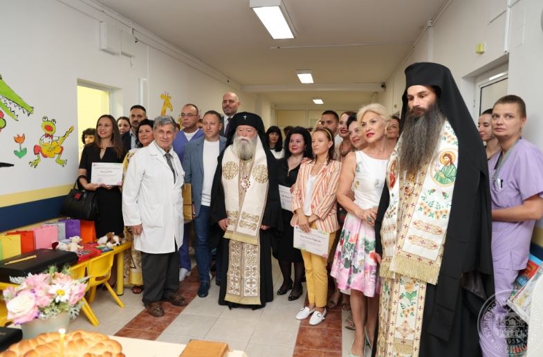 Ο Μητροπολίτης Λόβετς εγκαινίασε το ανακαινισμένο Παιδιατρικό Τμήμα ΩΡΛ Πανεπιστημιακού Νοσοκομείου στη Σόφια