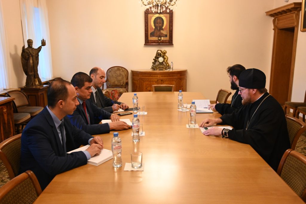 Заместитель председателя ОВЦС встретился с временным поверенным в делах Сирии в России