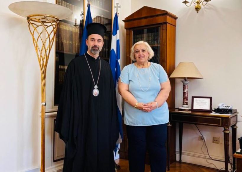 Συνάντηση Μητροπολίτη Ιρλανδίας Ιακώβου με την Υφυπουργό Εξωτερικών, Αλεξάνδρα Παπαδοπούλου