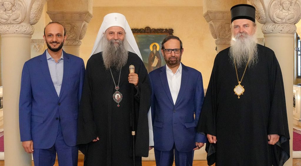 Ο Πατριάρχης Σερβίας υποδέχθηκε τον Δρ. Αλί Ρασίντ Αλ Νουάιμι