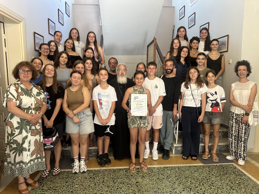 Επίσκεψη του παιδικού τμήματος της χορωδίας «Αρμονία» στον Μητροπολίτη Πρεβέζης