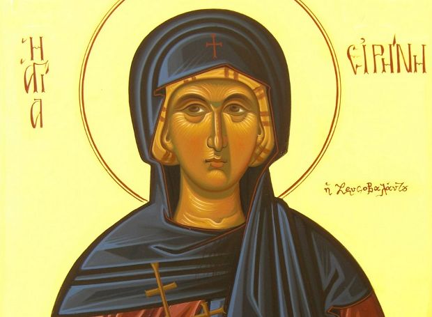 28 Ιουλίου: Εορτάζει η Οσία Ειρήνη η Χρυσοβαλάντου