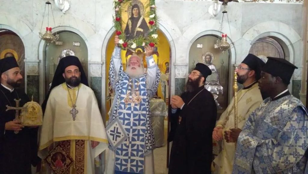 Η πανήγυρη του Ιερού Πατριαρχικού Ναού Αγίας Παρασκευής στην Αλεξάνδρεια