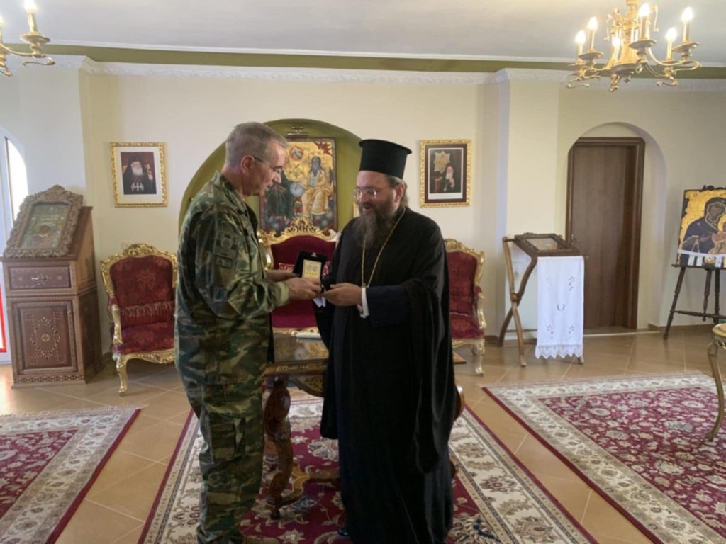 Επίσκεψη του Διοικητή της 1ης Στρατιάς στον Μητροπολίτη Κιλκισίου