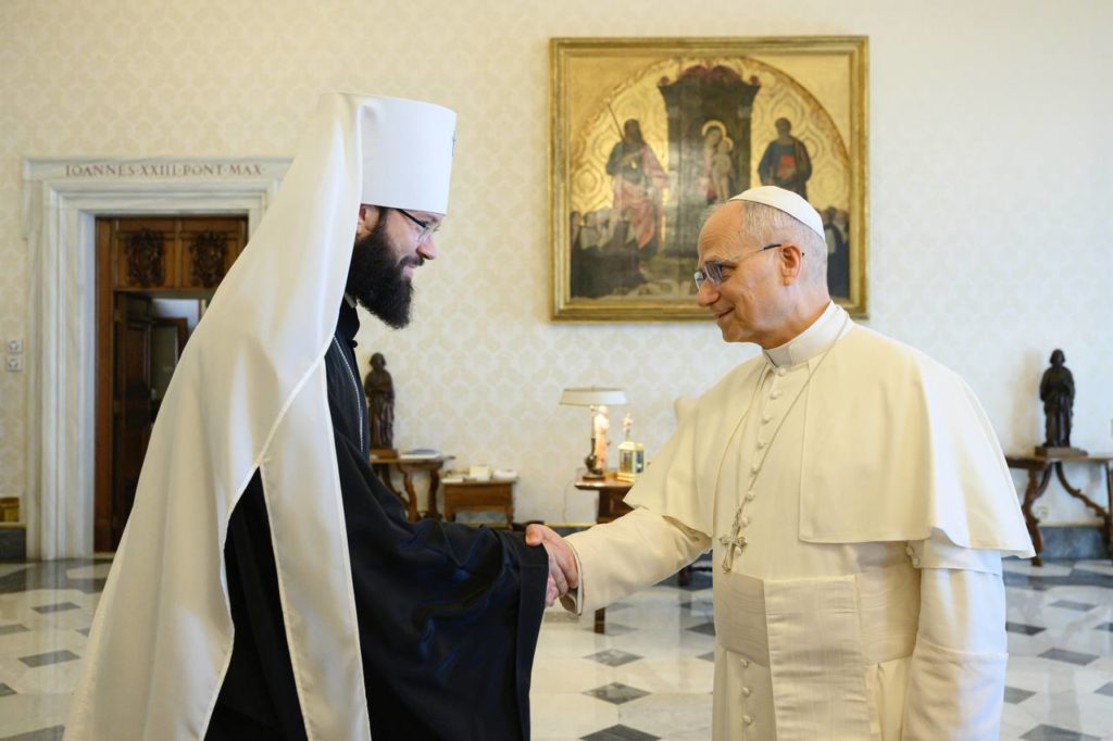 Ο Βολοκολάμσκ Αντώνιος συναντήθηκε στο Βατικανό με τον Πάπα Λέοντα ΙΔ’