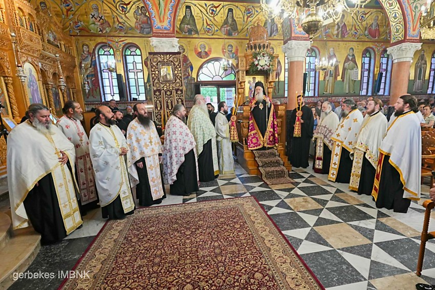 Μέγας Πανηγυρικός Εσπερινός στην Ιερά Μονή Αγίας Κυριακής Λουτρού