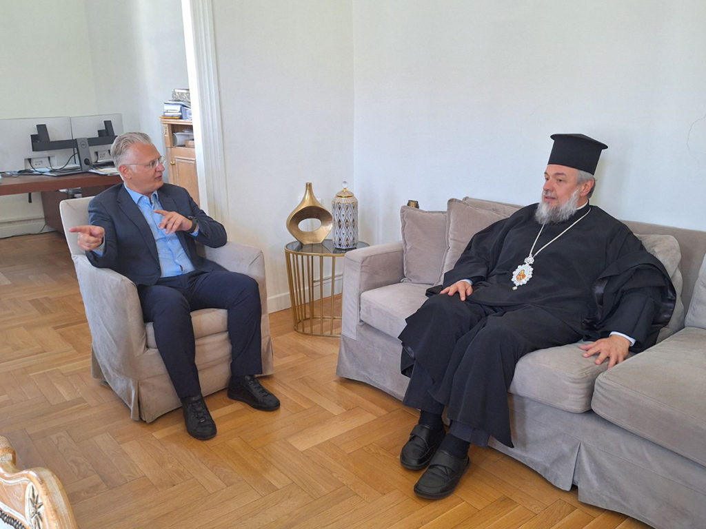 Συνάντηση Μητροπολίτη Γόρτυνος με τον Περιφερειάρχη Πελοποννήσου